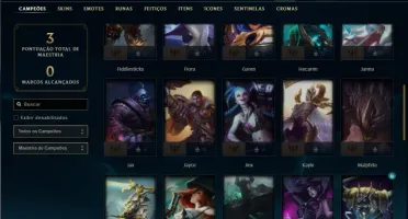 Conta bronze 2 com 41 Champs e 9 Skins + 3 Fragmentos