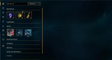 Conta bronze 2 com 41 Champs e 9 Skins + 3 Fragmentos