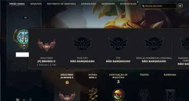 Conta bronze 2 com 41 Champs e 9 Skins + 3 Fragmentos