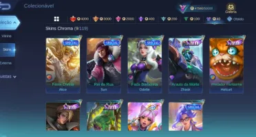 Móbile Legends 180 Skins