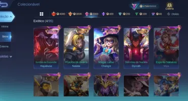 Móbile Legends 180 Skins