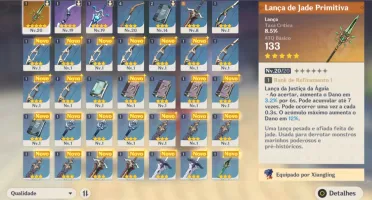 Genshin Impact - VENTI - MONA - AR10 - ARMA NV 4 E 5