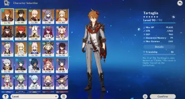 Genshin Impact Account (AR 56) (America) - 8 (5*)