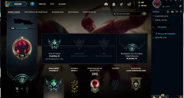 Conta League of Legends - Platina IV