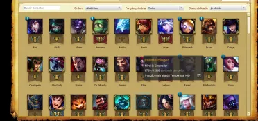 Conta lol d5 quase todos os champs 12 rune page varias skins