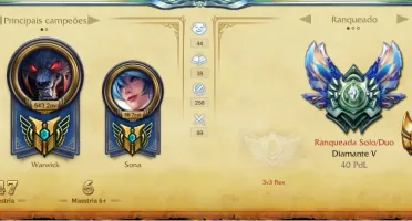 Conta lol d5 quase todos os champs 12 rune page varias skins