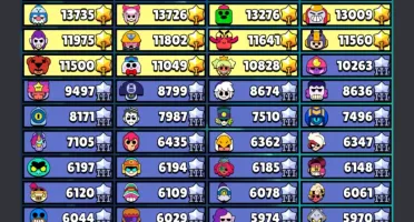 Conta Brawl Stars 70k troféus