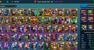 Vendo conta Raid: Shadow Legends LV.89