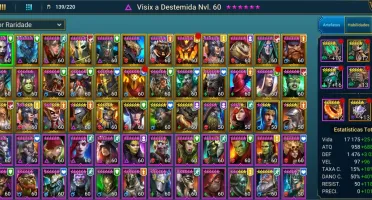 Vendo conta Raid: Shadow Legends LV.89