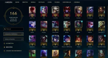 Conta League of Legends Bronze 1 MMR muito bom