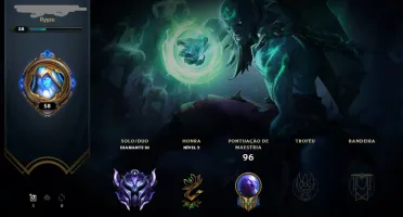 Conta Smurf diamante 3. Com skins raras.