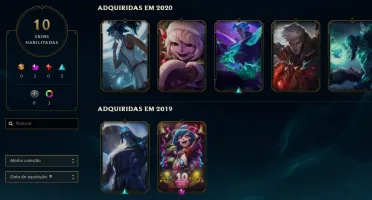 Conta Smurf diamante 3. Com skins raras.