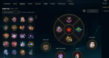 Conta LOL 540 Skins, 19 míticas, 570 ícones, Plat1 mmr mestr