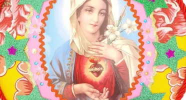 Quadro Religioso Sagrado Coração de Maria
