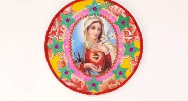 Quadro Religioso Sagrado Coração de Maria