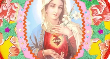 Quadro Religioso Sagrado Coração de Maria