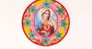 Quadro Religioso Sagrado Coração de Maria