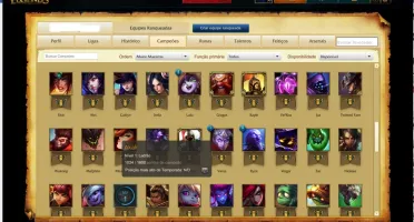 CONTA DE LEAGUE OF LEGENDS 83 CHAMPS 7 SKINS