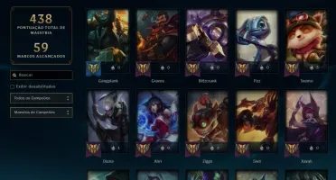 CONTA COM 10 ANOS - 345 SKINS (RIVEN CAMP S2 E TODAS ULT.)