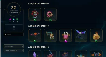 CONTA COM 10 ANOS - 345 SKINS (RIVEN CAMP S2 E TODAS ULT.)