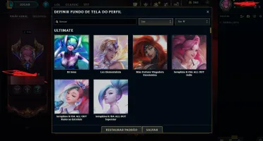 Conta High Level 944  324 Skins (4 Ultimates + 25 Míticas)