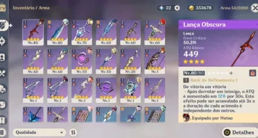 Hu Tao, Diluc, Sangonomiya Kokomi, Qiqi, Tartaglia - Genshin