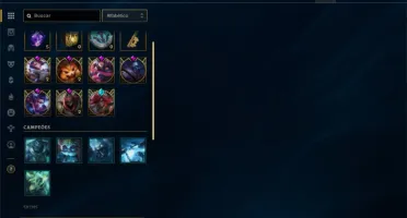 Conta Ferro 1 com 115 Champs e 95 Skin + 2 Prestigios Qiyana