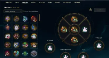 Conta Ferro 1 com 115 Champs e 95 Skin + 2 Prestigios Qiyana