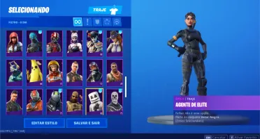 Conta de fortnite com 79 skins e salve o mundo