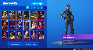 Conta de fortnite com 79 skins e salve o mundo