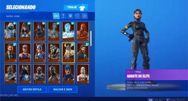 Conta de fortnite com 79 skins e salve o mundo