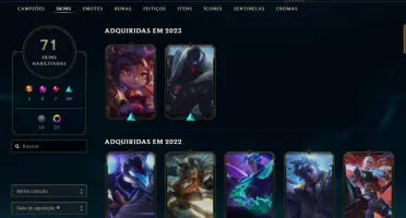 Conta League Of Legends / Nvl 250