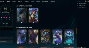 Conta League Of Legends / Nvl 250