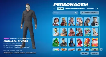 Conta Fortnite OG com itens da S1T1