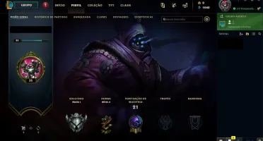 CONTA LOL - PRATA1 PARA SMURFAR! LVL35 !! BARATA.