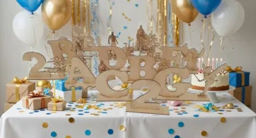 Kit 10 Letras, Números ou nomes Centro de Mesa Decoração...