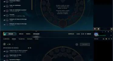 CONTA ANTIGA COM 347 SKINS E TODOS OS CHAMPS (ATE ORNN)