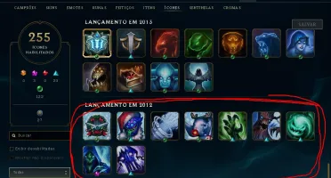 Riven Campeonato/Ramus Rei/Kayle Juiza 477 Skins