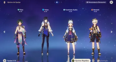 🔴⭐AR 55 Raiden, Yelan, Xiao, Ayaka, Mona, Diluc e Aloy ⭐🔴