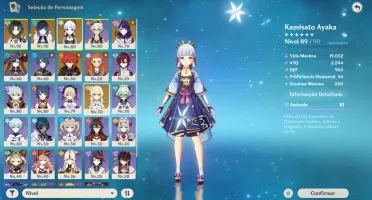 🔴⭐AR 55 Raiden, Yelan, Xiao, Ayaka, Mona, Diluc e Aloy ⭐🔴