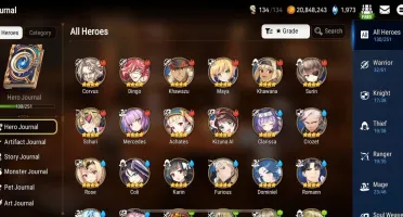Conta Epic Seven ml5 midgame, epic 7 account