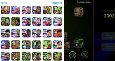 Conta efootball 27 Mobile competitiva 7.5k de moedas