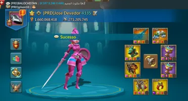 🛡 Conta Completa Lords Mobile | 1.6B Poder + Mix F