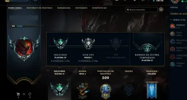 PLAT IV BR W/ 181 SKINS 3.2KRP Account created in 2013
