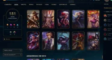 PLAT IV BR W/ 181 SKINS 3.2KRP Account created in 2013