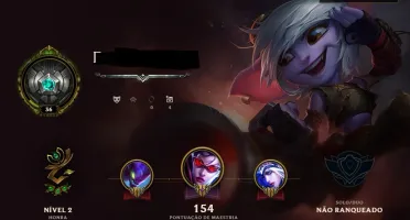 Conta LoL Unranked