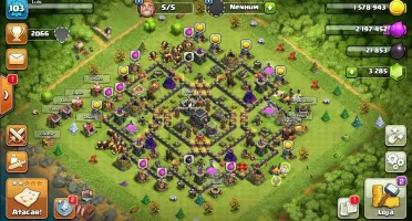 Conta Clash of Clans cv 9