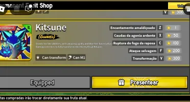 Conta Com Kitsune Permanente