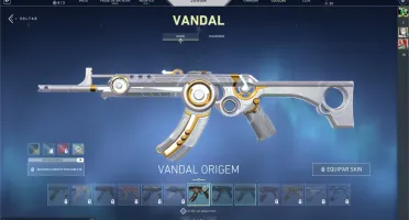 Conta Valorant com 480 reais gastos em skin