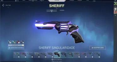 Conta Valorant com 480 reais gastos em skin